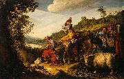 LASTMAN, Pieter Pietersz. Abraham s Journey to Canaan oil painting